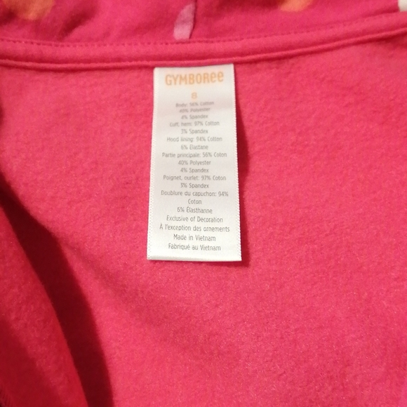 Gymboree Girls Hoodie Sweatshirt size 8 - Picture 5 of 5
